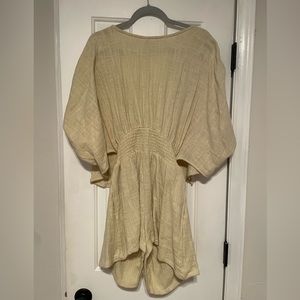 Free People Cream Romper